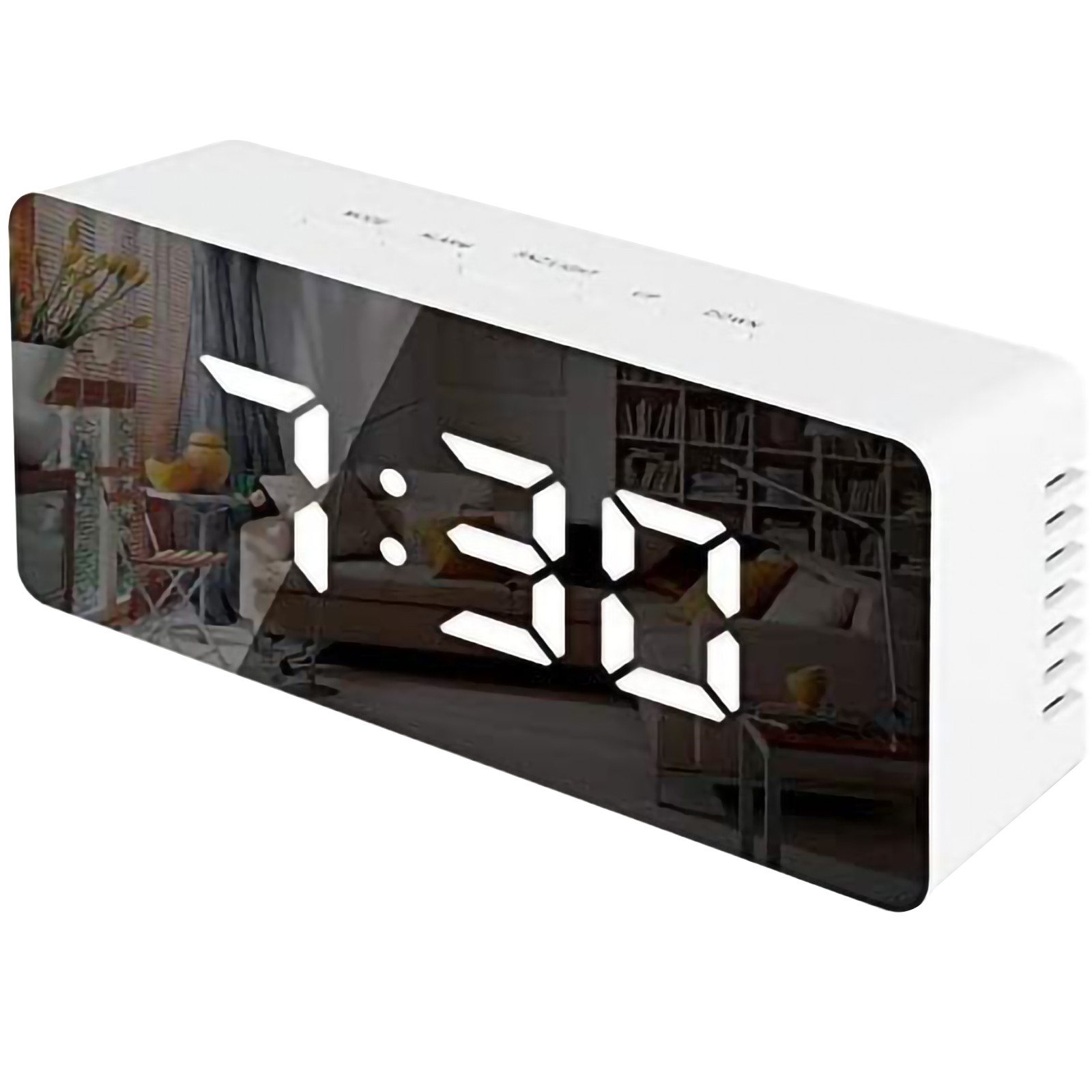 thumbnail image 2 of Temperatura Reloj Despertador Pantalla LED Digital- Noche Dormitorio Pequeños Electrodomésticos, 2 of 2